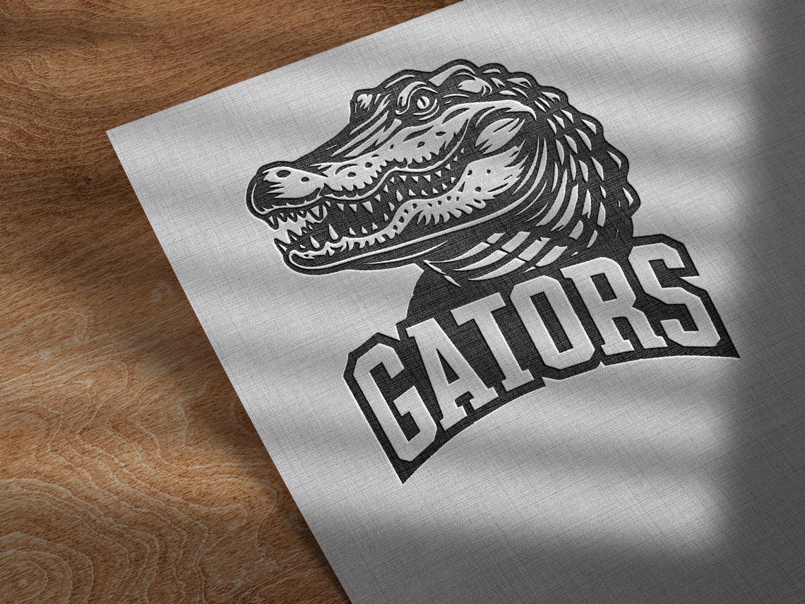 Gators Pdf Gators School Sport Team Logo SVG, PNG, PDF, Ai, Dxf File Baseball ...