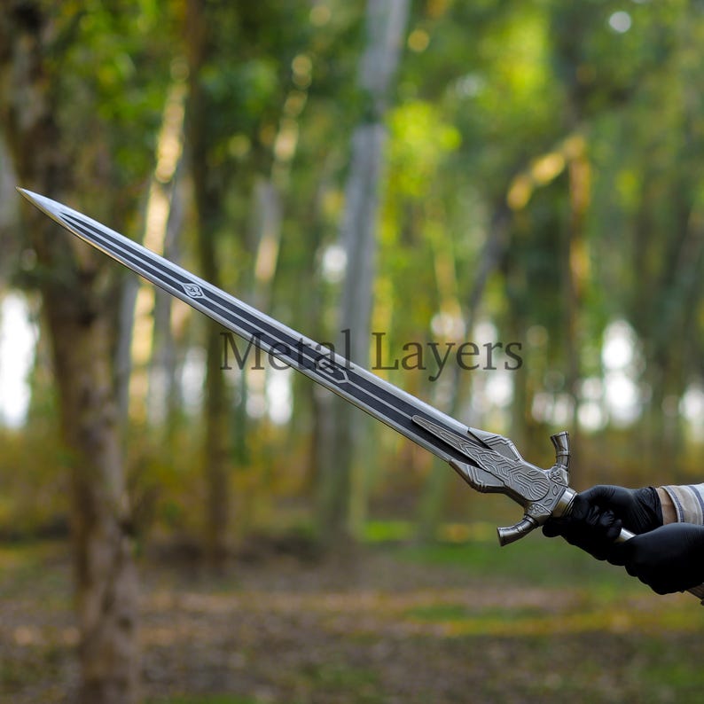 holding artorias sword in hands