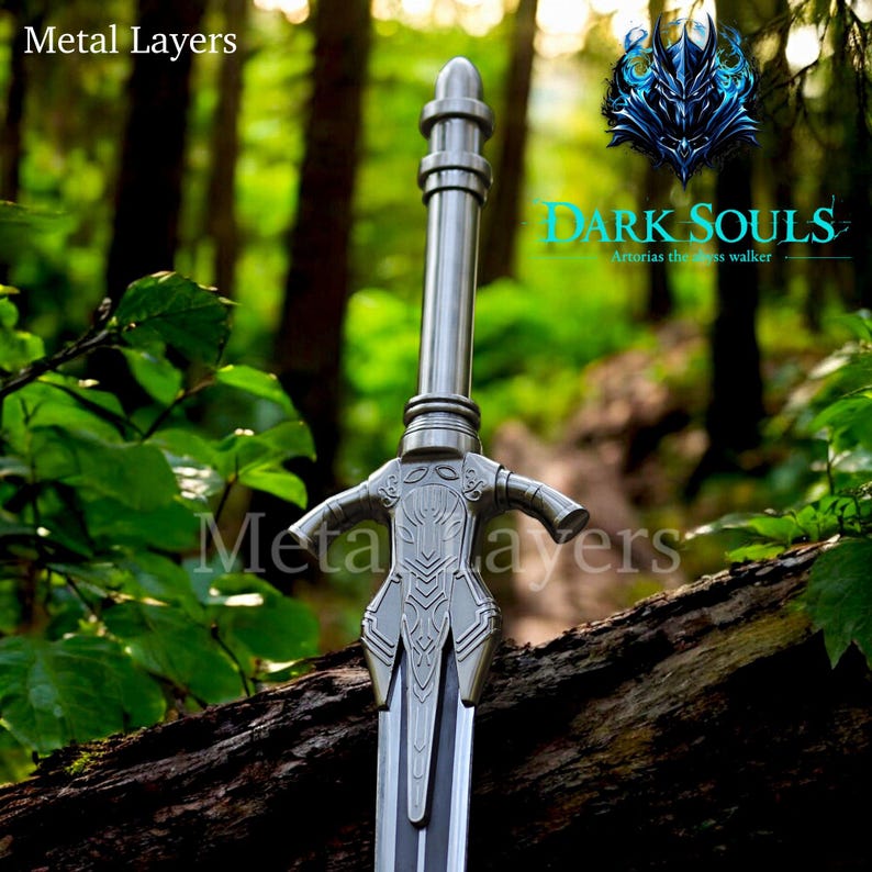 artorias sword with leather sheath.