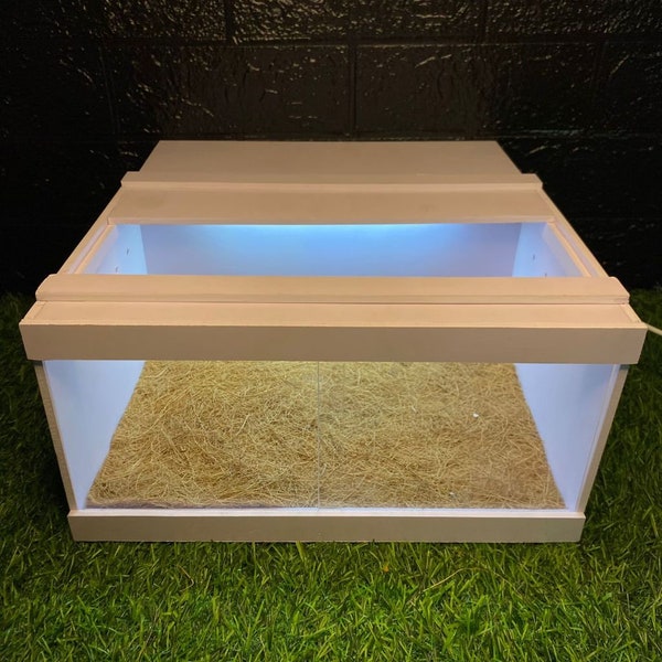 Boîte Conteneurs Terrarium Reptile Cage Panneau PVC acrylique fait main