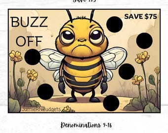 Défi d&#39;épargne à gratter Buzz Off