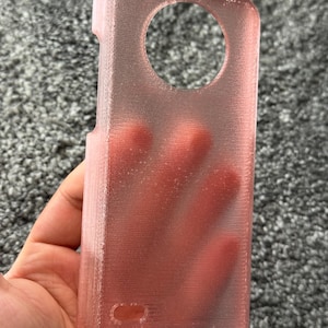 AirTag Omnipod 5 PDM controller case Translucent Pink