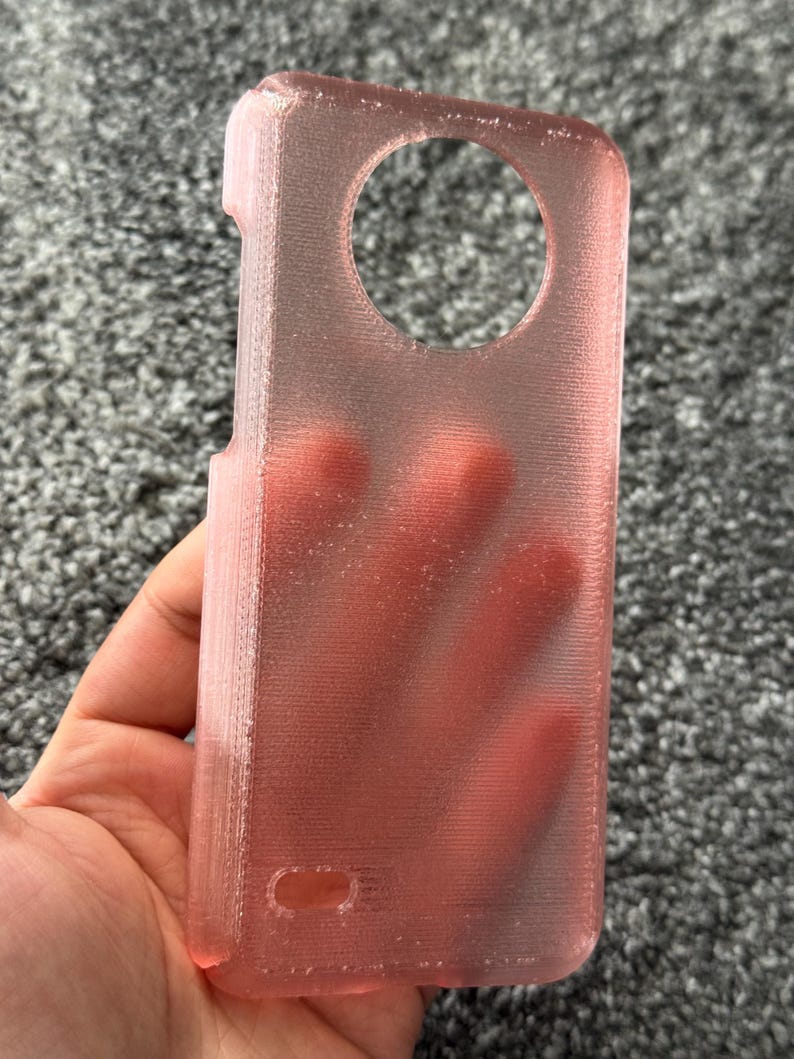 AirTag Omnipod 5 PDM controller case Translucent Pink