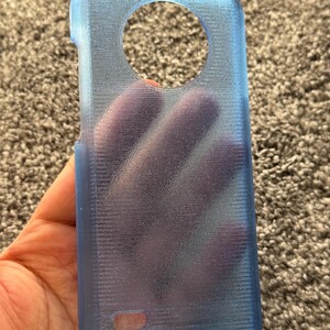 AirTag Omnipod 5 PDM controller case Transluscent Blue