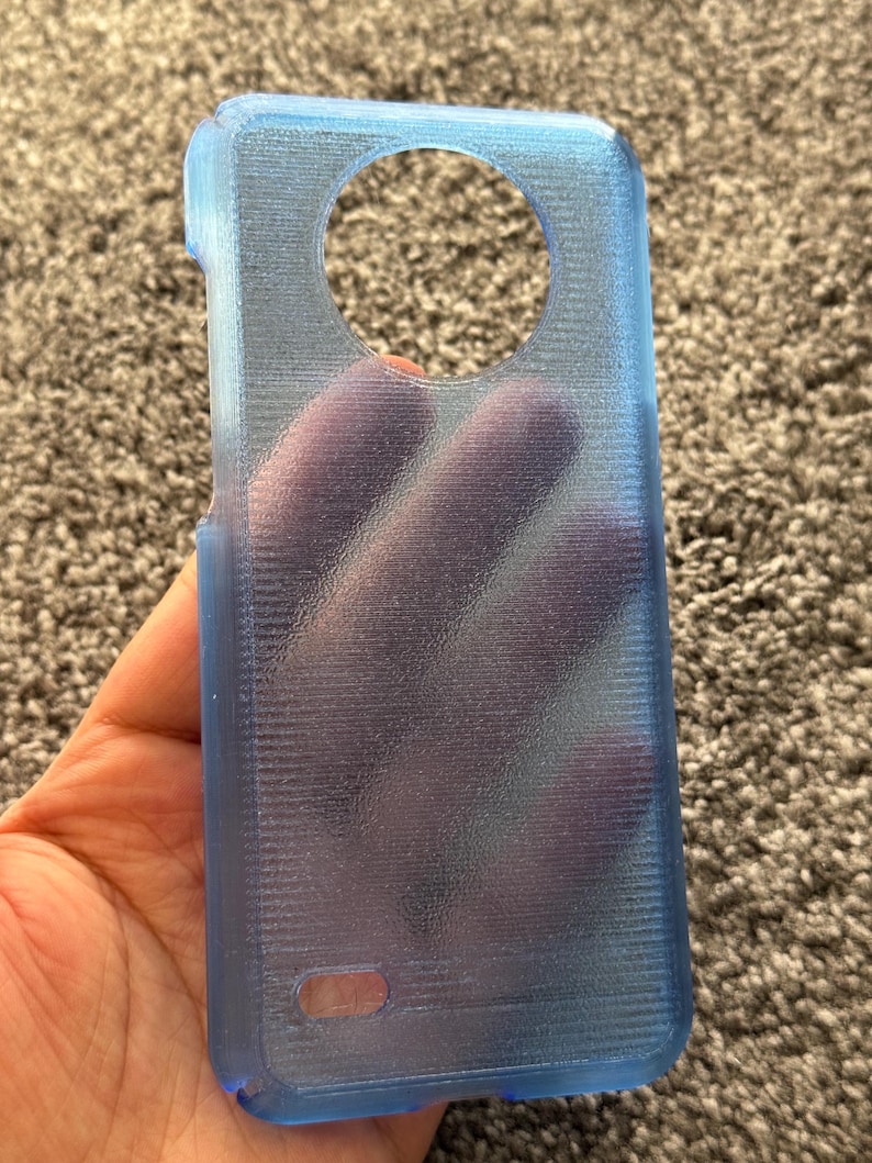 AirTag Omnipod 5 PDM controller case Transluscent Blue