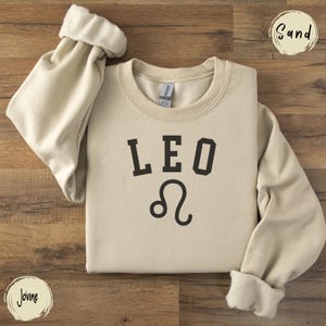 Leo Sweatshirt, Zodiac Glyph,Gift For Leo, Zodiac Astrology Horoscope Shirt, Unisex Crewneck Sweatshirt, Astrology lover, Birthday Gift Leo