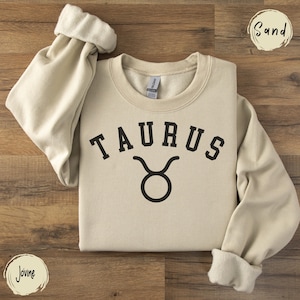 Taurus  Sweatshirt, Zodiac Glyph,Gift For Taurus, Zodiac Astrology Horoscope Shirt, Unisex Crewneck Sweatshirt, Astrology lover, Birthday