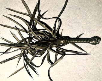 Flogger made from upcycled bike tubes, vegan