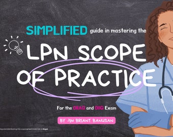 LPN Scope of Practice Exam Guide | OIIAQ and OIIQ (Digital Download)