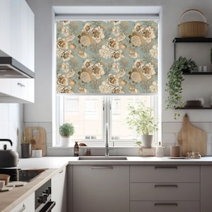 3D Flower and Bird Design Roller Blinds for Windows - Custom Made, Vibrant Patterns, Perfect for Living Room, Bedroom, Office Decor