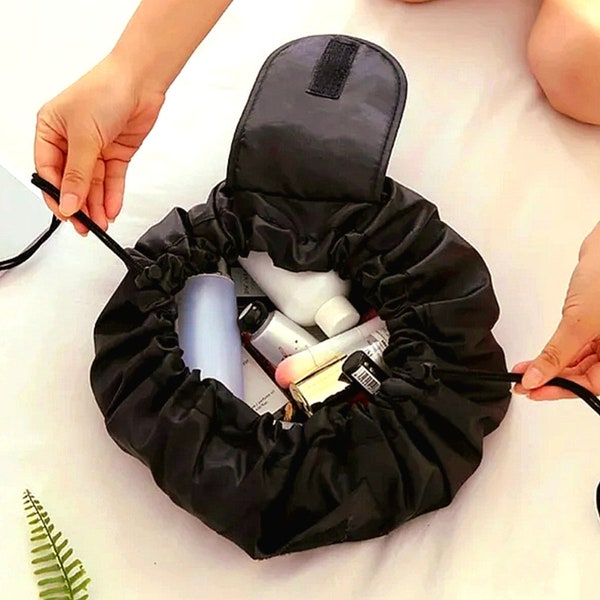 Drawstring Makeup Bag, with Gift, Multipurpose Bag, Travel Bag, Toiletry Bag, Accesories Bag, Storage Bag, Mother's Day Gifts, Gift for Her