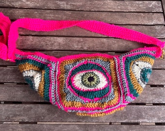 Evil-Eye Fanny Pack - Neon