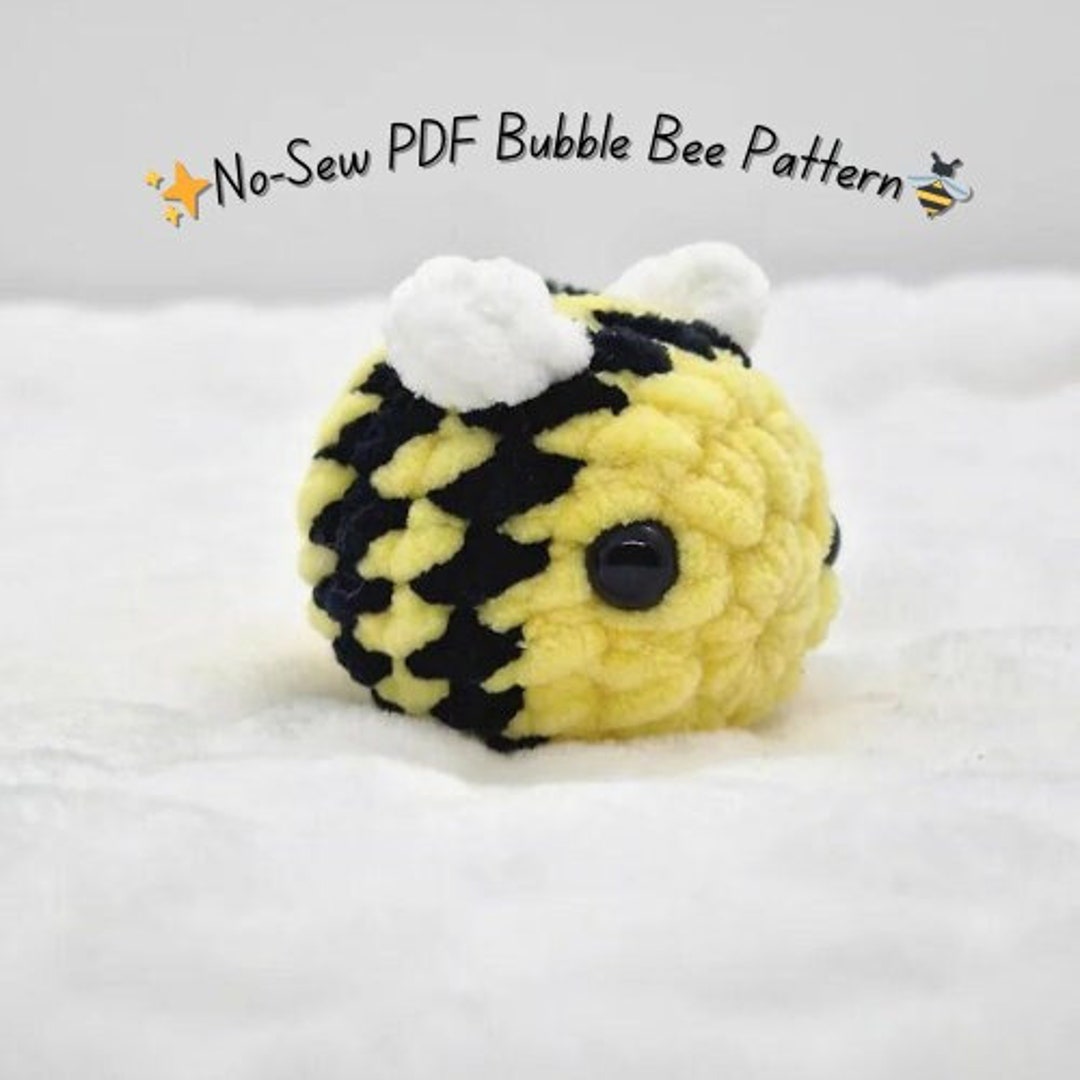 No-sew Bumble Bee Crochet Pattern - Etsy