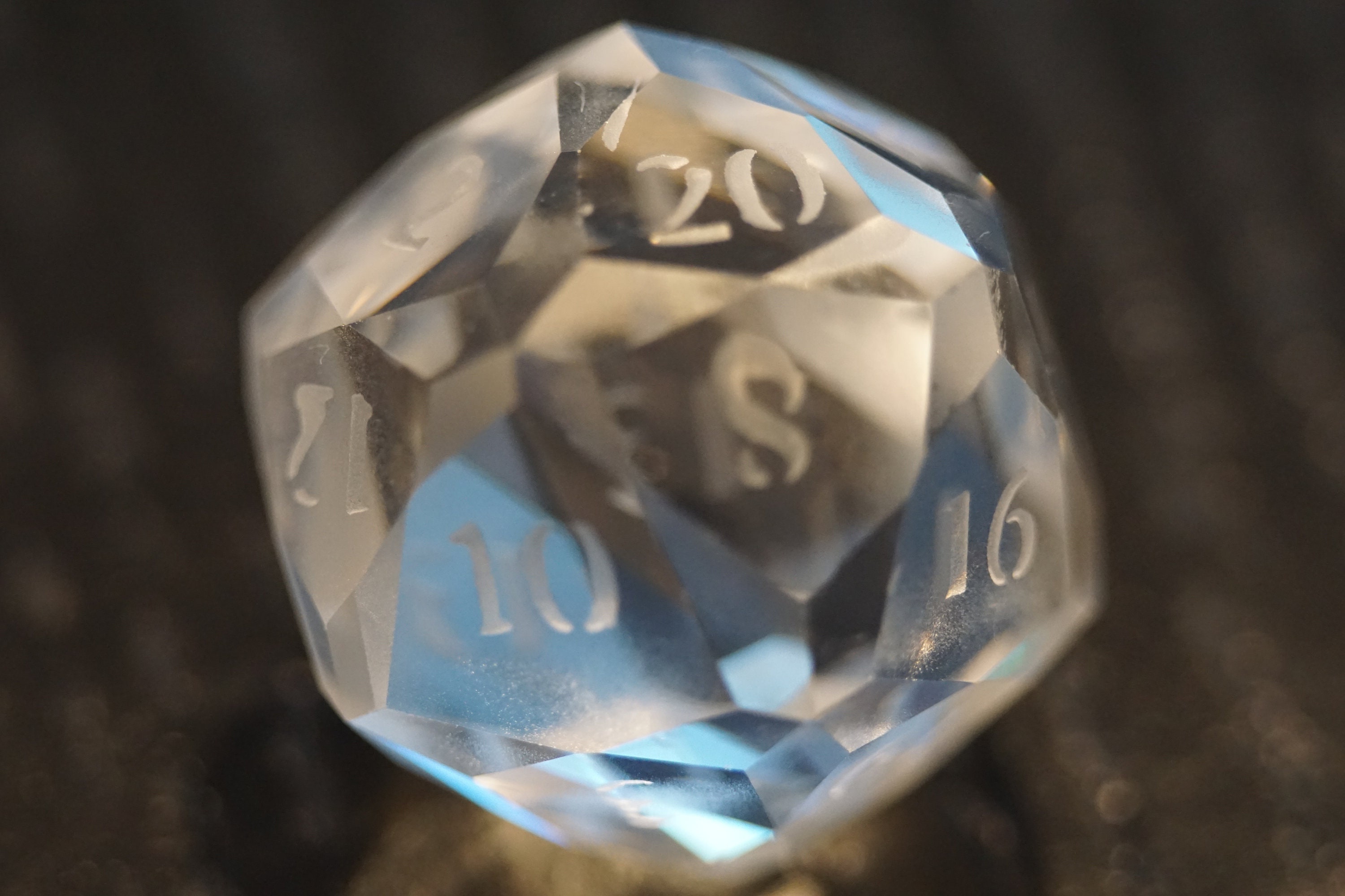 100.85ct Sapphire Star D20 Made From White Lab Sapphire One of a Kind ...