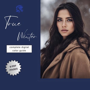 Bright Winter Palette | 12 Seasons Color Guide | Digital Color Swatches