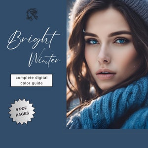 Bright Winter Palette | 12 Seasons Color Guide | Digital Color Swatches