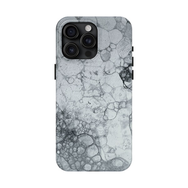 iPhone 15 Pro Max Caso resistente Mármol Efecto piedra de hormigón /Estética Minimal iPhone 15 Cover , 15 Pro, 14 Pro Max, 13 12 11 Pro XR XS Max SE