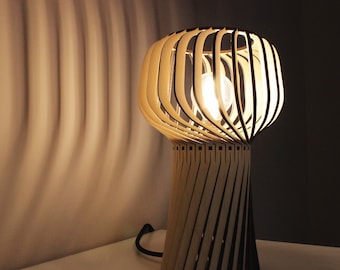 shadow lamp 'turm' by Kabuff (wood italian design)