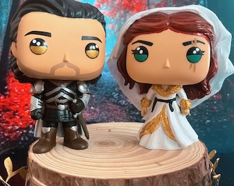 Poppy and Casteel Funko pop. From blood and ash.