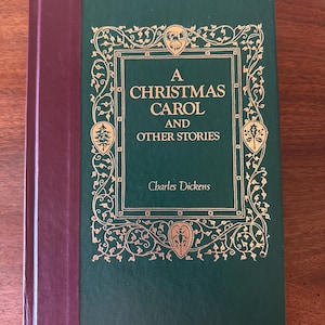 Charles Dickens A Christmas Carol and other stories, Readers Digest 1988, The Cricket on the Hearth, The Chimes, vintage Christmas books