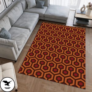 The Shining Overlook Hotel Area Rug, Overlook Hotel Rug, The shining Carpet, Horror Rug, Shining Overlook Hotel Rugs, Unique Rug