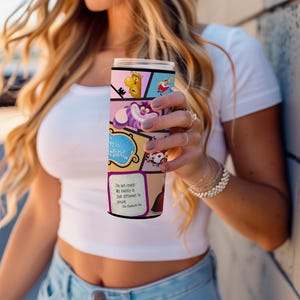 Wonderland Tumbler: Alice&#39;s Journey, Stainless Steel Travel Mug