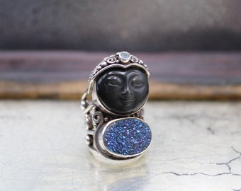 Vintage Sajen Sterling Silver Gemstone Ring - Etsy