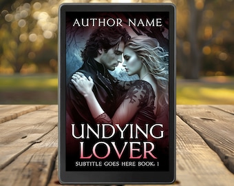 Portada prediseñada para libro de romance paranormal, novela de fantasía urbana (personalizable)