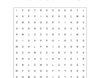 Druckbares Schlüsselwort Emotionale Intelligenz 001 (Gesundheit. Persönliche Sicherheit.)