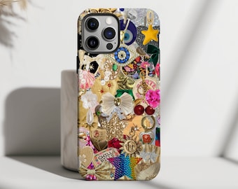 Mosaic Charm iPhone Case: Trendy Collage Art Phone Cover