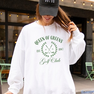 Golf Wives Social Club Sweatshirt Old Money Aesthetic Shirt Sweatshirt Golf Wife Sweater Social Club Golf Girlfriend Golf sweatshirt
