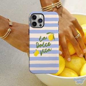 La Dolce Vita Phonecase European Summer iPhone Case Collage Phone Case Italian Summer Cute & Trendy Cover iPhone 15 14 13 12 11 Pro Max