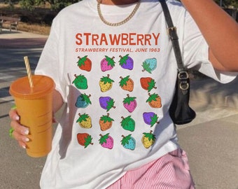 Strawberry Festival T-Shirt: Comfort Colors Graphic Tee
