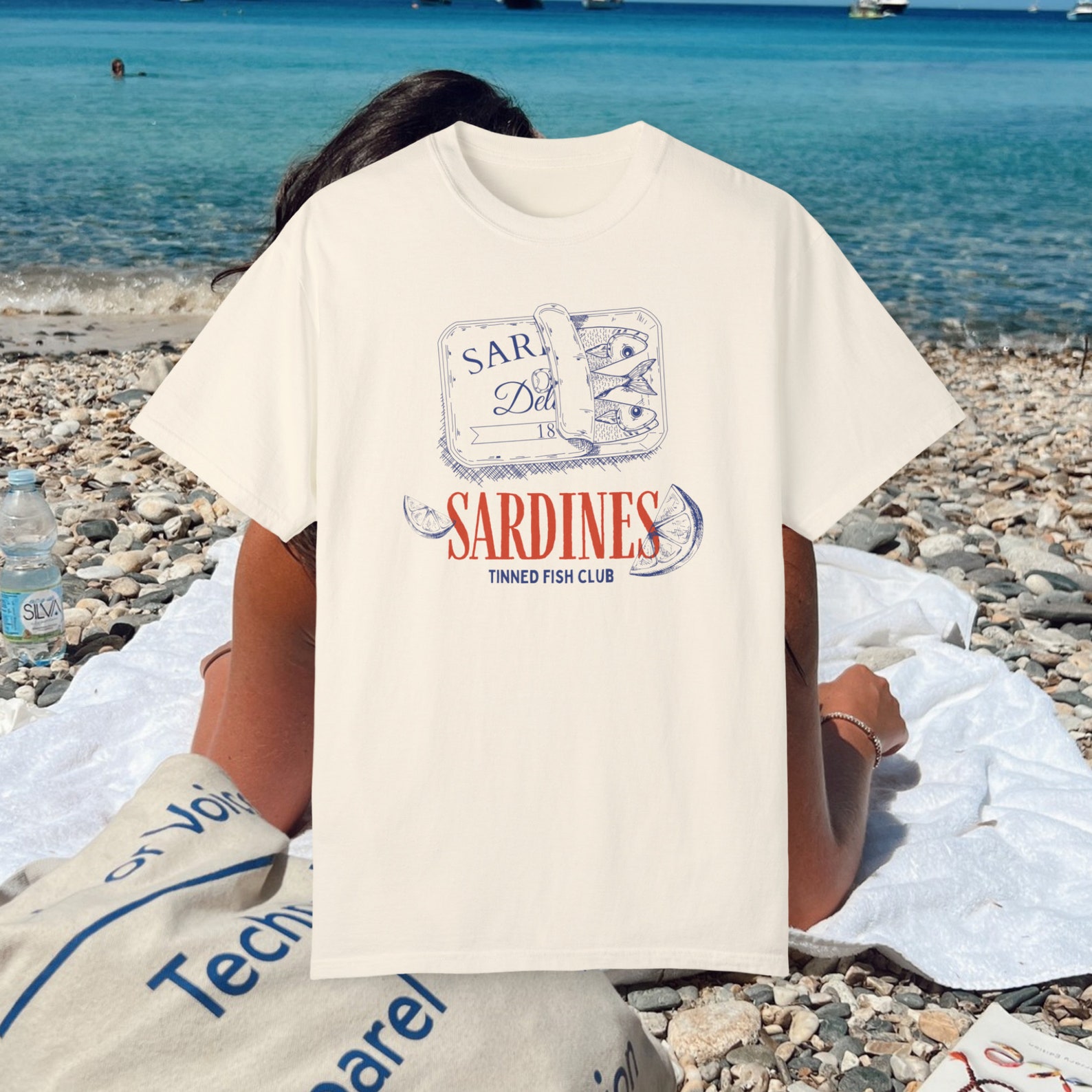 T-Shirt Drôle Sardines Portugal - Motif Poissons En Conserve - Unisexe Coton - Neuf Avec Étiquette