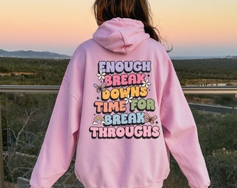 Mental Health Matters Hoodie: Trendy Positive Quote Sweatshirt