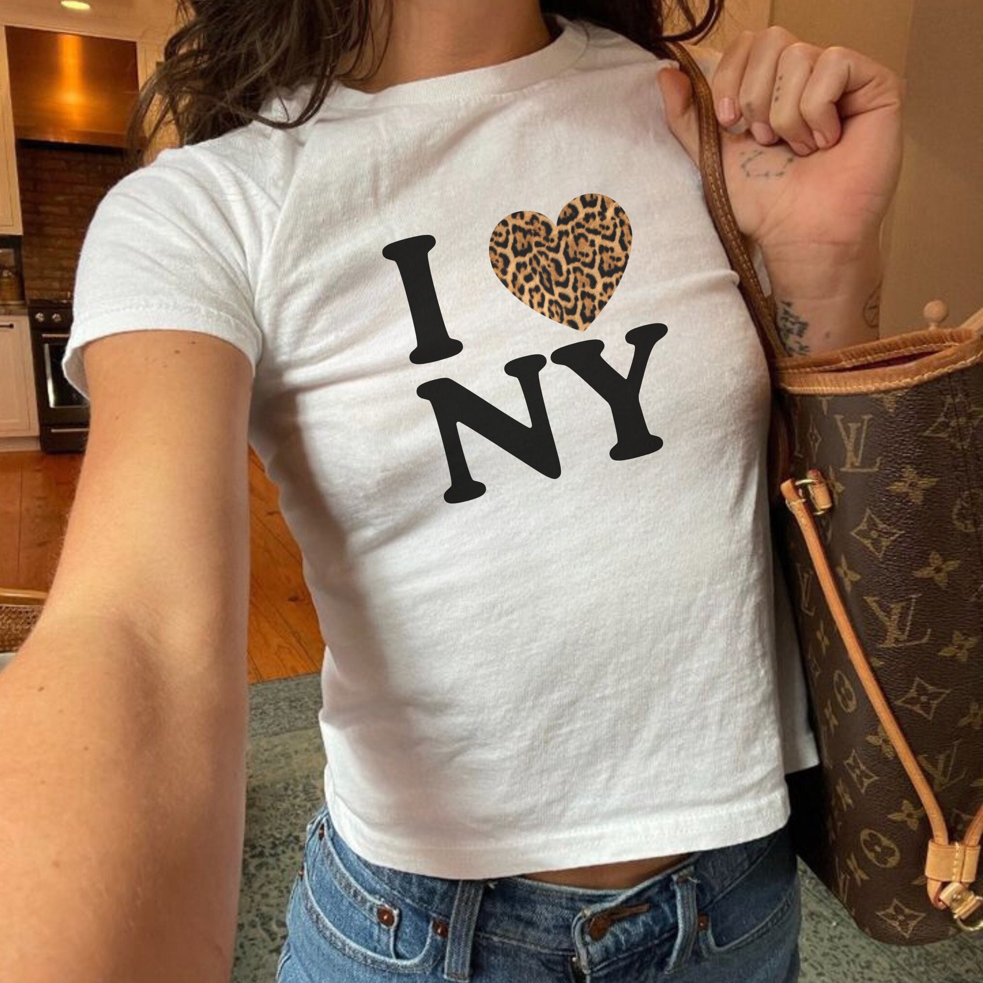 I Love NY Baby Tee Y2K Tshirt Y2K Clothing Nyc Shirt NYC I Love NY Baby Tee Y2K Tshirt Y2K Clothing Nyc Shirt NYC
