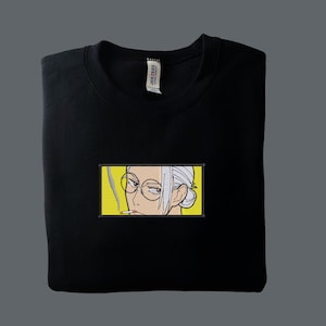 Sakamoto Days Anime Inspired Embroidered Sweatshirt, Manga Shirt, Anime Sweatshirt, Anime Hoodie, Guy Embroidered Sweatshirt