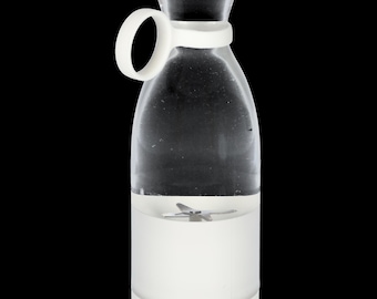 White Wireless Blender To Go - Smoothie maker for on the go! - Portable mini blender white - Mixer for smoothies - Wireless charging