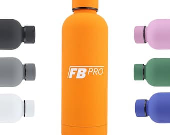 FB Pro thermos flask in matt orange - Capacity of 0.5 L