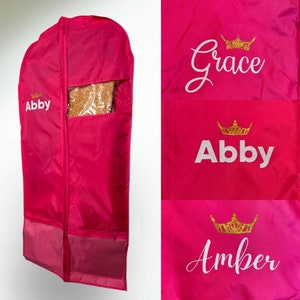 Personalized Pageant Crown Garment Bags, Gifts for Titleholders