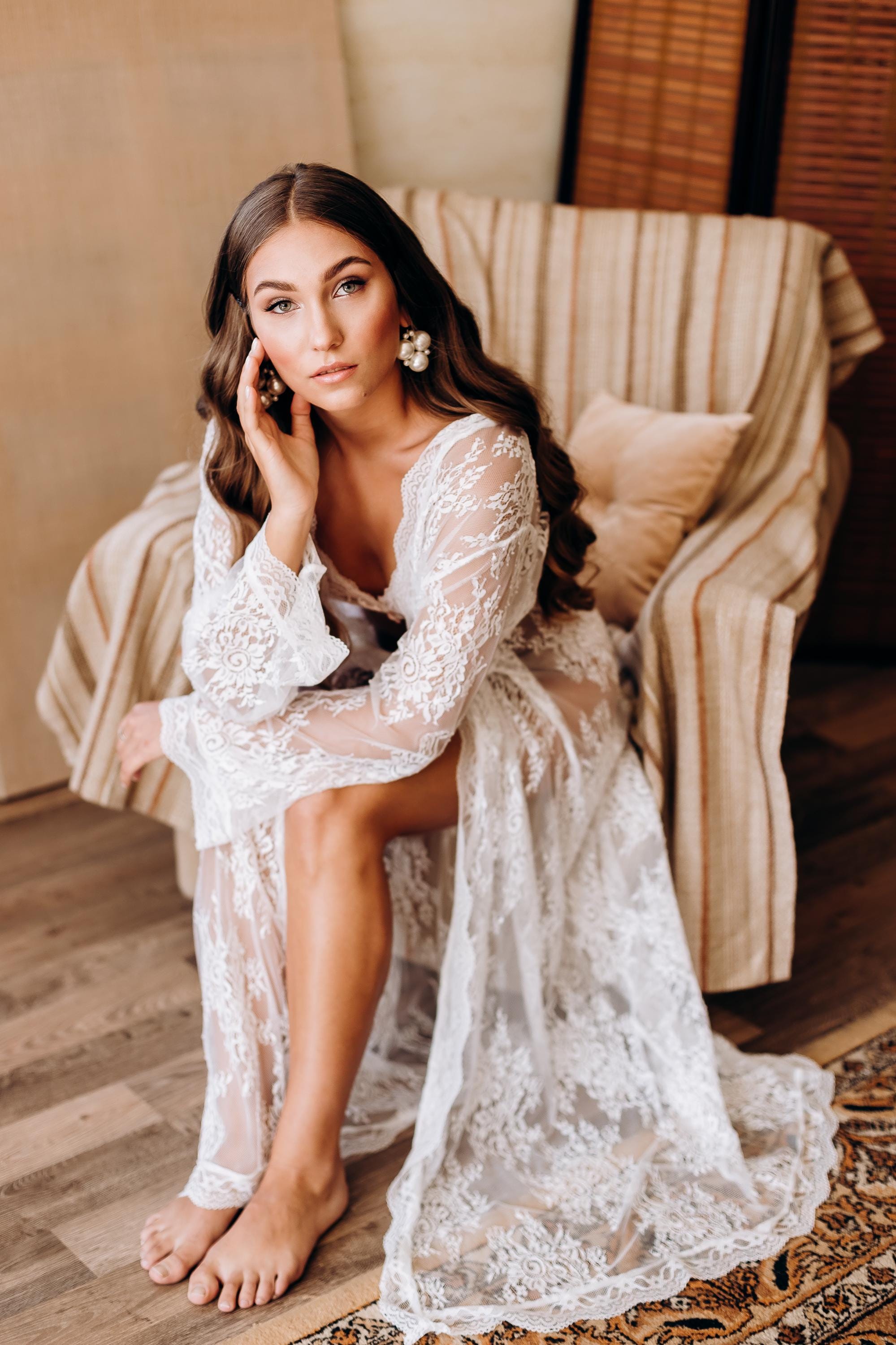 Lace Bride Get Ready - Etsy