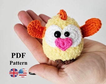 MOTIF AU CROCHET Poussin / Tutoriel Amigurumi Fichier PDF