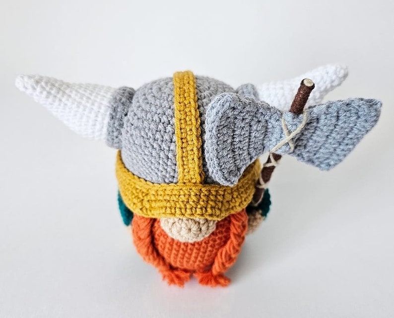 Nain viking, Nain au crochet, Nain amigurumi, Nain au crochet. image 4