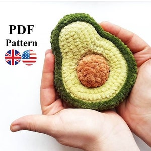 CROCHET PATTERN Avocado / Amigurumi tutorial PDF file