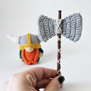 Nain viking, Nain au crochet, Nain amigurumi, Nain au crochet. image 2