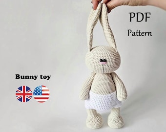 Crochet Pattern Bunny Amigurumi 27 cm / AMIGURUMI / PDF tutorial