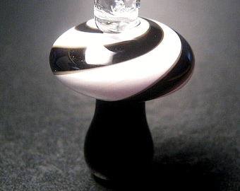 Mushroom Pendant - Glass jewelry - necklace - charm