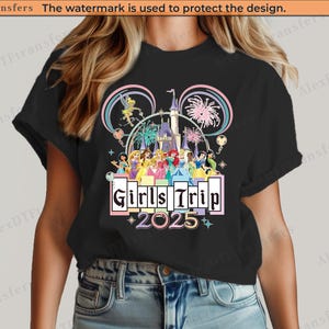 Disney Girls Trip 2025 Shirt, Disney Besties Trip 2025 Shirt, Disney Besties Shirts, Disney Princess Shirt, Disney Girls Trip Shirts