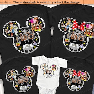 Camisetas de Disney Hollywood Studios, camisetas de viaje a Hollywood Studios, camisetas familiares de Disney, camisetas de Disneyworld, camisetas de Magic Kingdom