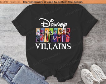 Disney Villains Halloween Shirt, Retro Maleficent Tee